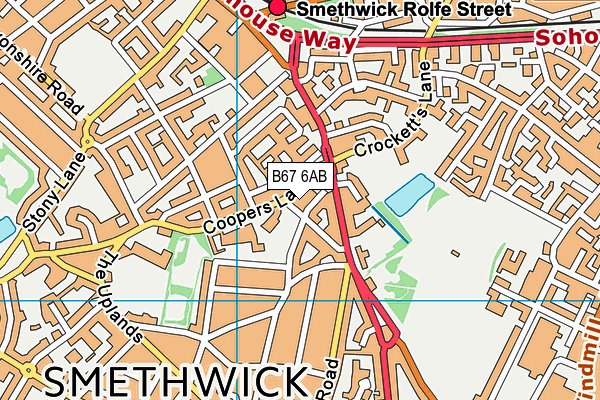 B67 6AB map - OS VectorMap District (Ordnance Survey) B67 6AB map - OS VectorMap District (Ordnance Survey)