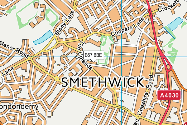 B67 6BE map - OS VectorMap District (Ordnance Survey) B67 6BE map - OS VectorMap District (Ordnance Survey)