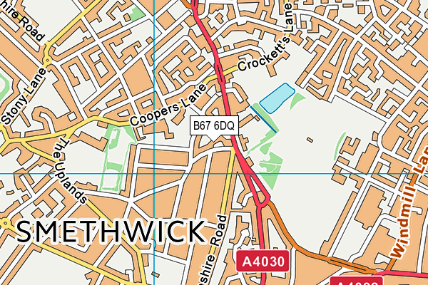 B67 6DQ map - OS VectorMap District (Ordnance Survey) B67 6DQ map - OS VectorMap District (Ordnance Survey)