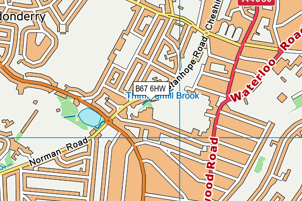 B67 6HW map - OS VectorMap District (Ordnance Survey) B67 6HW map - OS VectorMap District (Ordnance Survey)