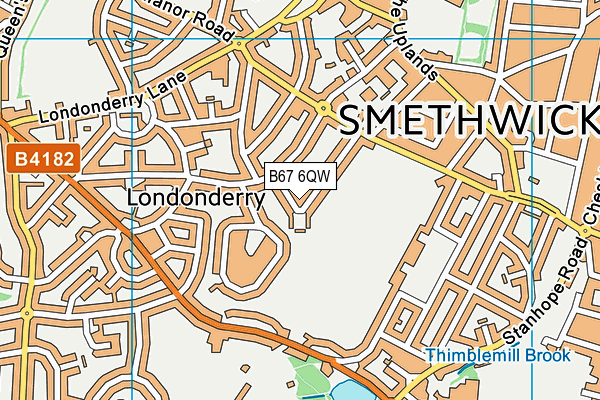 B67 6QW map - OS VectorMap District (Ordnance Survey) B67 6QW map - OS VectorMap District (Ordnance Survey)