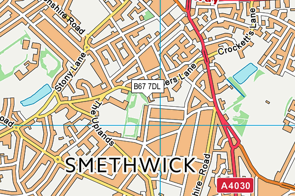 B67 7DL map - OS VectorMap District (Ordnance Survey) B67 7DL map - OS VectorMap District (Ordnance Survey)