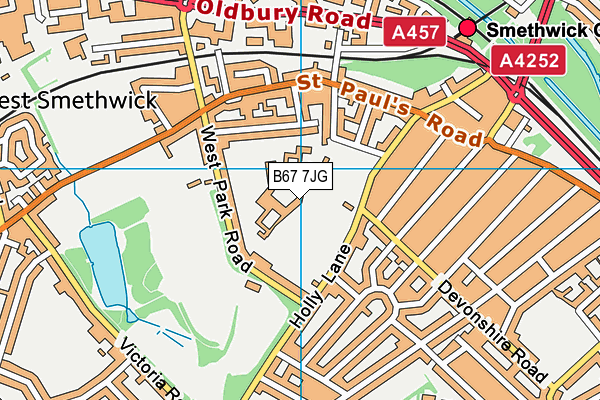 B67 7JG map - OS VectorMap District (Ordnance Survey) B67 7JG map - OS VectorMap District (Ordnance Survey)