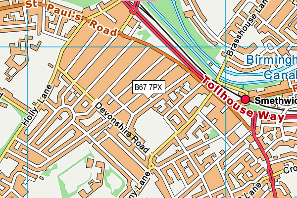B67 7PX map - OS VectorMap District (Ordnance Survey) B67 7PX map - OS VectorMap District (Ordnance Survey)