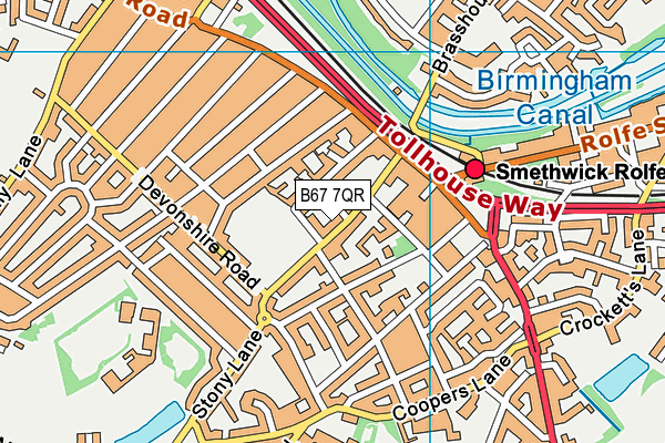 B67 7QR map - OS VectorMap District (Ordnance Survey) B67 7QR map - OS VectorMap District (Ordnance Survey)