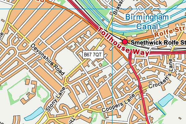 B67 7QT map - OS VectorMap District (Ordnance Survey) B67 7QT map - OS VectorMap District (Ordnance Survey)