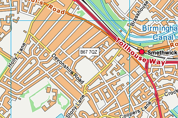 B67 7QZ map - OS VectorMap District (Ordnance Survey) B67 7QZ map - OS VectorMap District (Ordnance Survey)