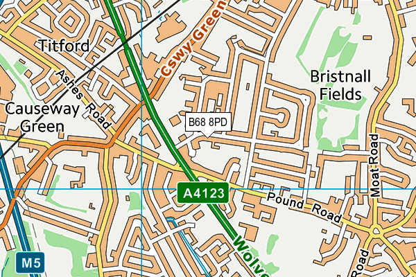 B68 8PD map - OS VectorMap District (Ordnance Survey) B68 8PD map - OS VectorMap District (Ordnance Survey)