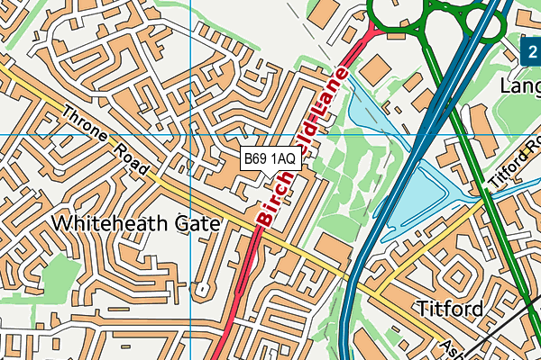 B69 1AQ map - OS VectorMap District (Ordnance Survey) B69 1AQ map - OS VectorMap District (Ordnance Survey)