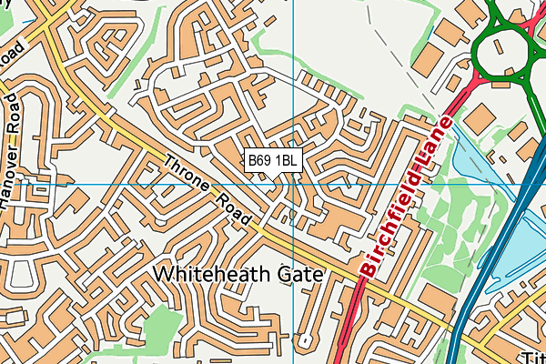 B69 1BL map - OS VectorMap District (Ordnance Survey) B69 1BL map - OS VectorMap District (Ordnance Survey)