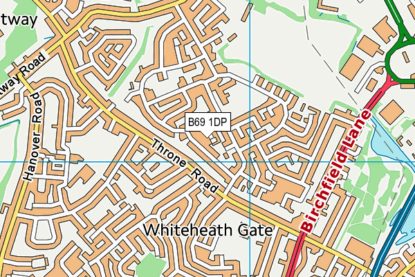 B69 1DP map - OS VectorMap District (Ordnance Survey) B69 1DP map - OS VectorMap District (Ordnance Survey)