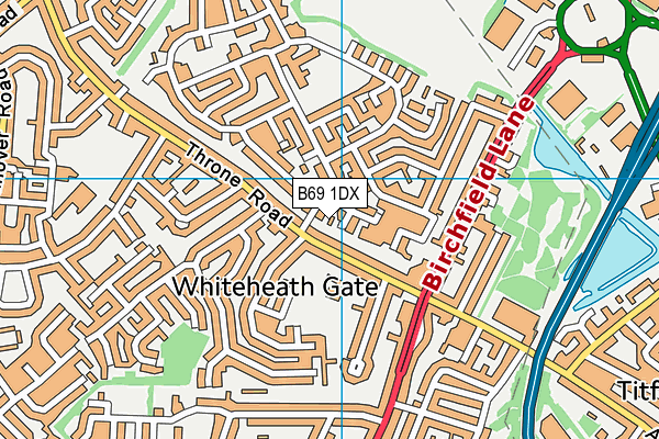 B69 1DX map - OS VectorMap District (Ordnance Survey) B69 1DX map - OS VectorMap District (Ordnance Survey)