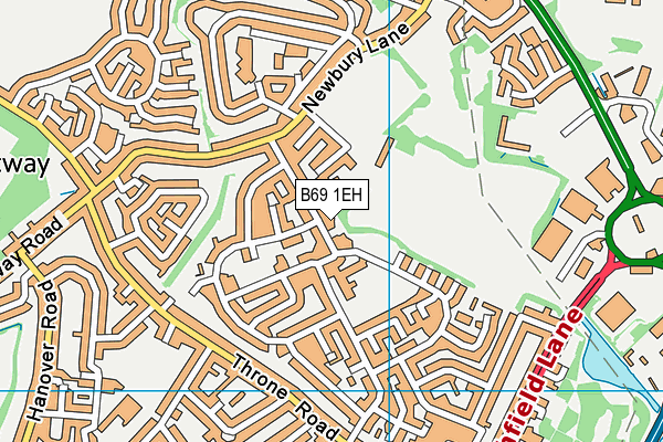 B69 1EH map - OS VectorMap District (Ordnance Survey) B69 1EH map - OS VectorMap District (Ordnance Survey)