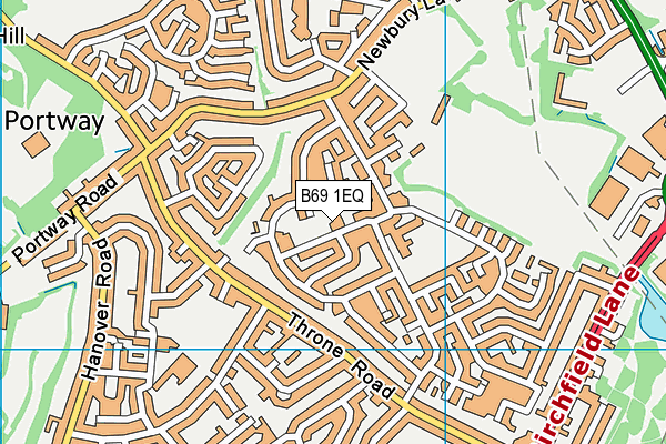 B69 1EQ map - OS VectorMap District (Ordnance Survey) B69 1EQ map - OS VectorMap District (Ordnance Survey)
