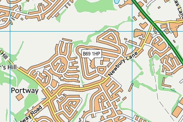 B69 1HP map - OS VectorMap District (Ordnance Survey) B69 1HP map - OS VectorMap District (Ordnance Survey)