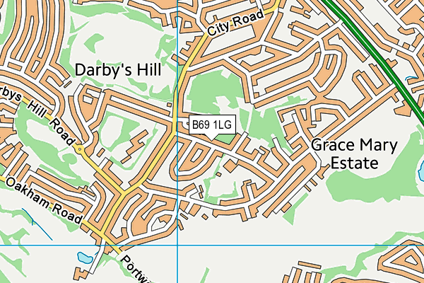B69 1LG map - OS VectorMap District (Ordnance Survey) B69 1LG map - OS VectorMap District (Ordnance Survey)
