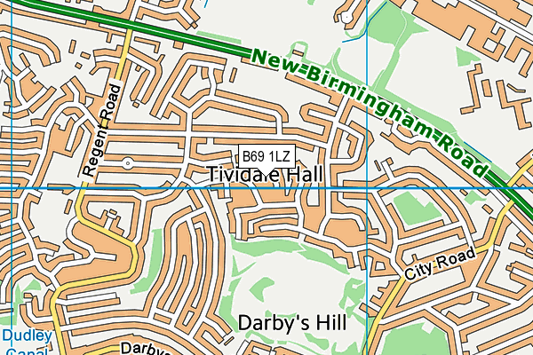B69 1LZ map - OS VectorMap District (Ordnance Survey) B69 1LZ map - OS VectorMap District (Ordnance Survey)