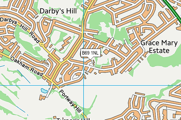 B69 1NL map - OS VectorMap District (Ordnance Survey) B69 1NL map - OS VectorMap District (Ordnance Survey)