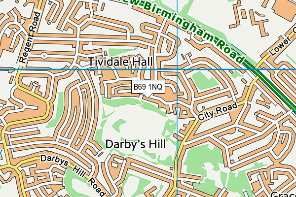 B69 1NQ map - OS VectorMap District (Ordnance Survey) B69 1NQ map - OS VectorMap District (Ordnance Survey)