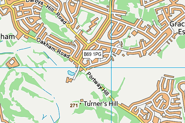 B69 1PG map - OS VectorMap District (Ordnance Survey) B69 1PG map - OS VectorMap District (Ordnance Survey)