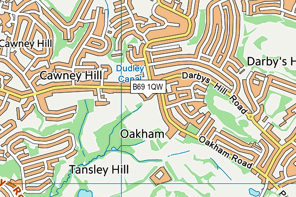 B69 1QW map - OS VectorMap District (Ordnance Survey) B69 1QW map - OS VectorMap District (Ordnance Survey)