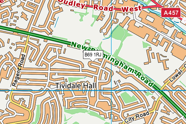 B69 1RJ map - OS VectorMap District (Ordnance Survey) B69 1RJ map - OS VectorMap District (Ordnance Survey)