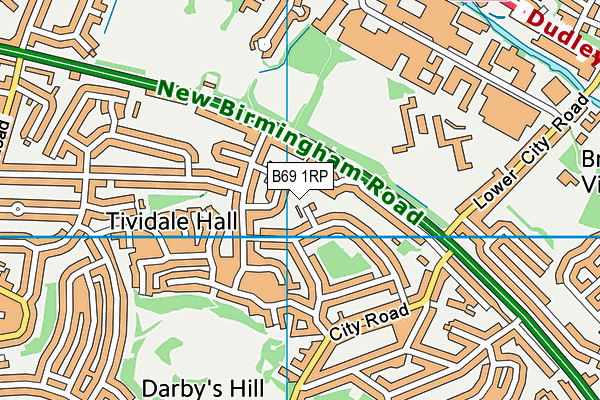 B69 1RP map - OS VectorMap District (Ordnance Survey) B69 1RP map - OS VectorMap District (Ordnance Survey)