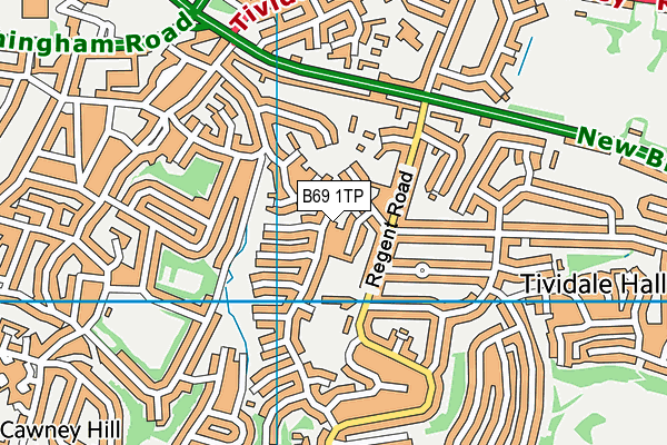 B69 1TP map - OS VectorMap District (Ordnance Survey) B69 1TP map - OS VectorMap District (Ordnance Survey)
