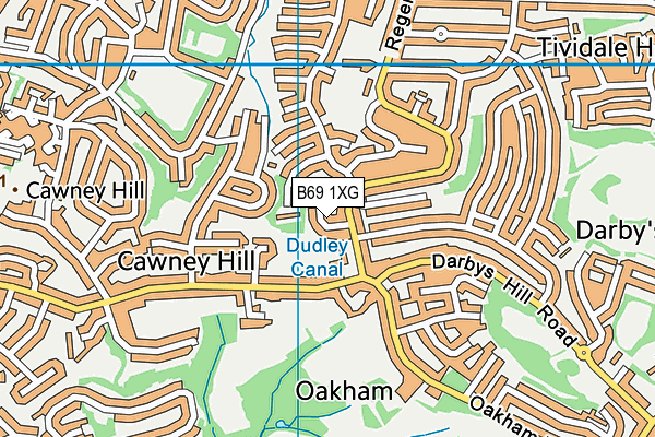 B69 1XG map - OS VectorMap District (Ordnance Survey) B69 1XG map - OS VectorMap District (Ordnance Survey)