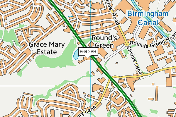 B69 2BH map - OS VectorMap District (Ordnance Survey) B69 2BH map - OS VectorMap District (Ordnance Survey)