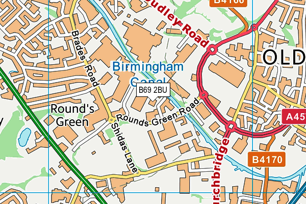 B69 2BU map - OS VectorMap District (Ordnance Survey) B69 2BU map - OS VectorMap District (Ordnance Survey)