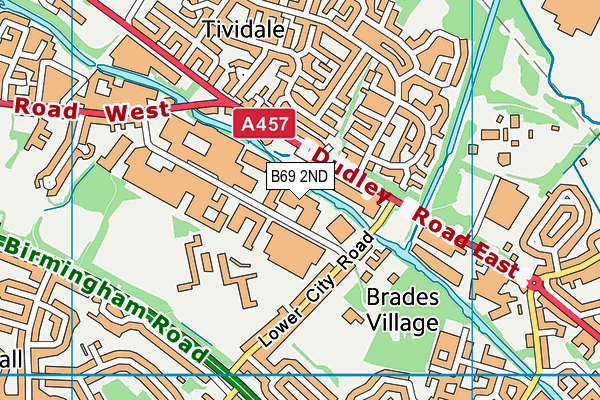 B69 2ND map - OS VectorMap District (Ordnance Survey) B69 2ND map - OS VectorMap District (Ordnance Survey)