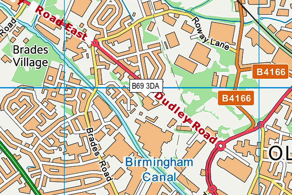 B69 3DA map - OS VectorMap District (Ordnance Survey) B69 3DA map - OS VectorMap District (Ordnance Survey)