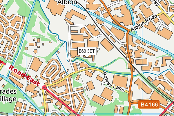 B69 3ET map - OS VectorMap District (Ordnance Survey) B69 3ET map - OS VectorMap District (Ordnance Survey)