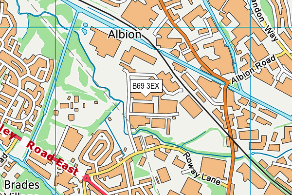 B69 3EX map - OS VectorMap District (Ordnance Survey) B69 3EX map - OS VectorMap District (Ordnance Survey)