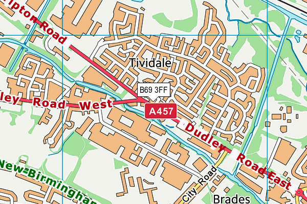 B69 3FF map - OS VectorMap District (Ordnance Survey) B69 3FF map - OS VectorMap District (Ordnance Survey)
