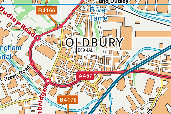 B69 4AL map - OS VectorMap District (Ordnance Survey) B69 4AL map - OS VectorMap District (Ordnance Survey)