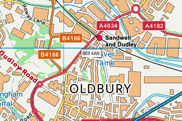 B69 4AN map - OS VectorMap District (Ordnance Survey) B69 4AN map - OS VectorMap District (Ordnance Survey)
