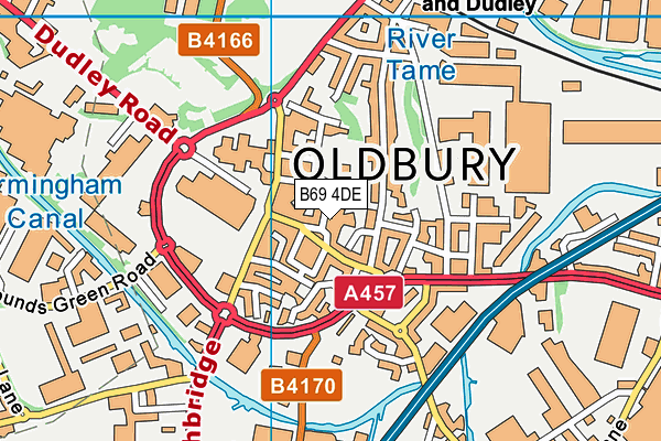 B69 4DE map - OS VectorMap District (Ordnance Survey) B69 4DE map - OS VectorMap District (Ordnance Survey)