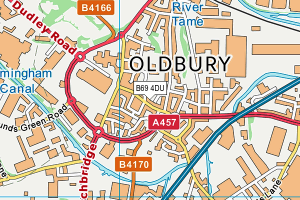 B69 4DU map - OS VectorMap District (Ordnance Survey) B69 4DU map - OS VectorMap District (Ordnance Survey)