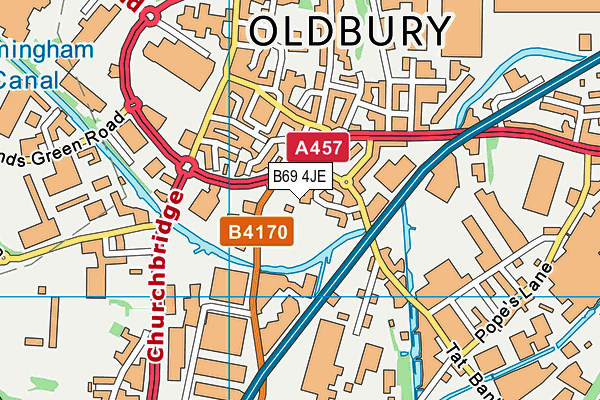 B69 4JE map - OS VectorMap District (Ordnance Survey) B69 4JE map - OS VectorMap District (Ordnance Survey)