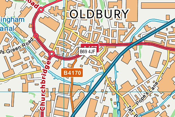 B69 4JF map - OS VectorMap District (Ordnance Survey) B69 4JF map - OS VectorMap District (Ordnance Survey)