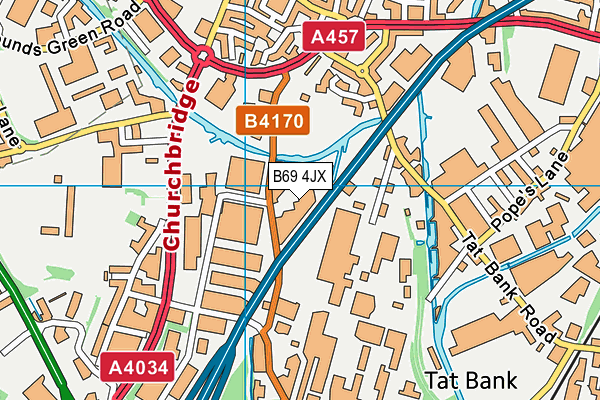 B69 4JX map - OS VectorMap District (Ordnance Survey) B69 4JX map - OS VectorMap District (Ordnance Survey)