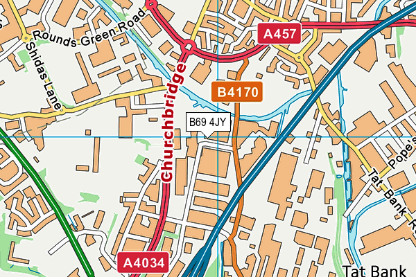 B69 4JY map - OS VectorMap District (Ordnance Survey) B69 4JY map - OS VectorMap District (Ordnance Survey)