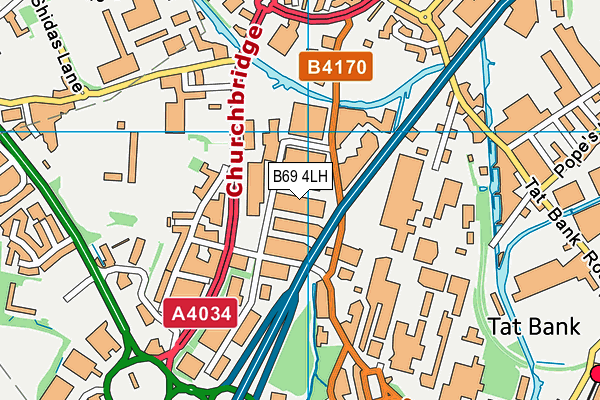B69 4LH map - OS VectorMap District (Ordnance Survey) B69 4LH map - OS VectorMap District (Ordnance Survey)