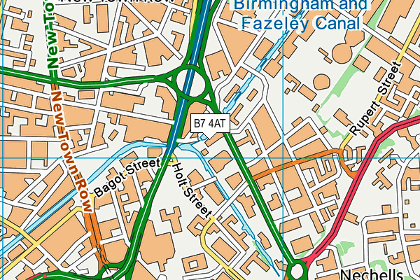 B7 4AT map - OS VectorMap District (Ordnance Survey) B7 4AT map - OS VectorMap District (Ordnance Survey)