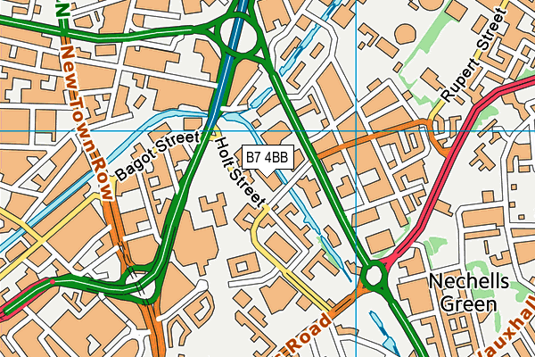 B7 4BB map - OS VectorMap District (Ordnance Survey) B7 4BB map - OS VectorMap District (Ordnance Survey)