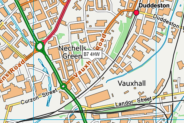 B7 4HW map - OS VectorMap District (Ordnance Survey) B7 4HW map - OS VectorMap District (Ordnance Survey)