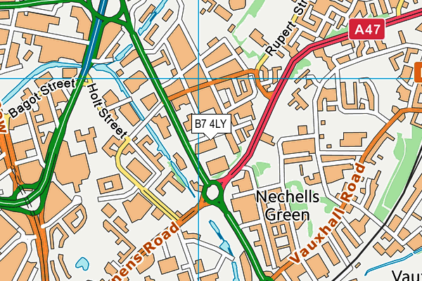 B7 4LY map - OS VectorMap District (Ordnance Survey) B7 4LY map - OS VectorMap District (Ordnance Survey)