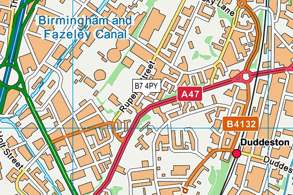 B7 4PY map - OS VectorMap District (Ordnance Survey) B7 4PY map - OS VectorMap District (Ordnance Survey)